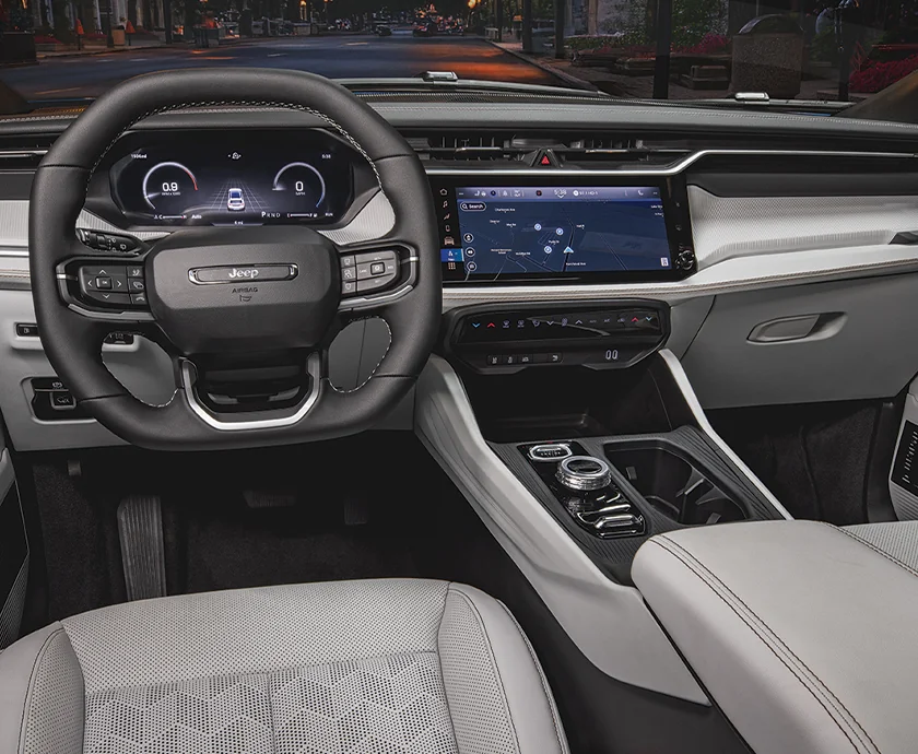 Jeep Cherokee interior view of dash