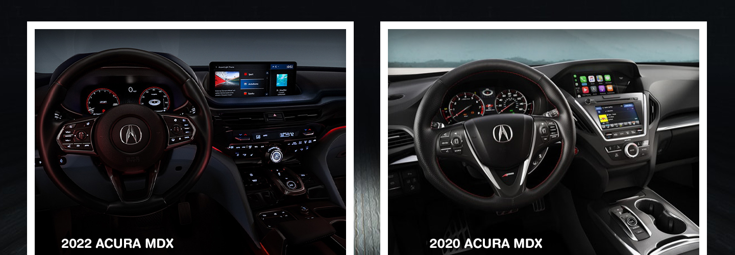 2022 Acura MDX vs 2022 Acura MDX interior