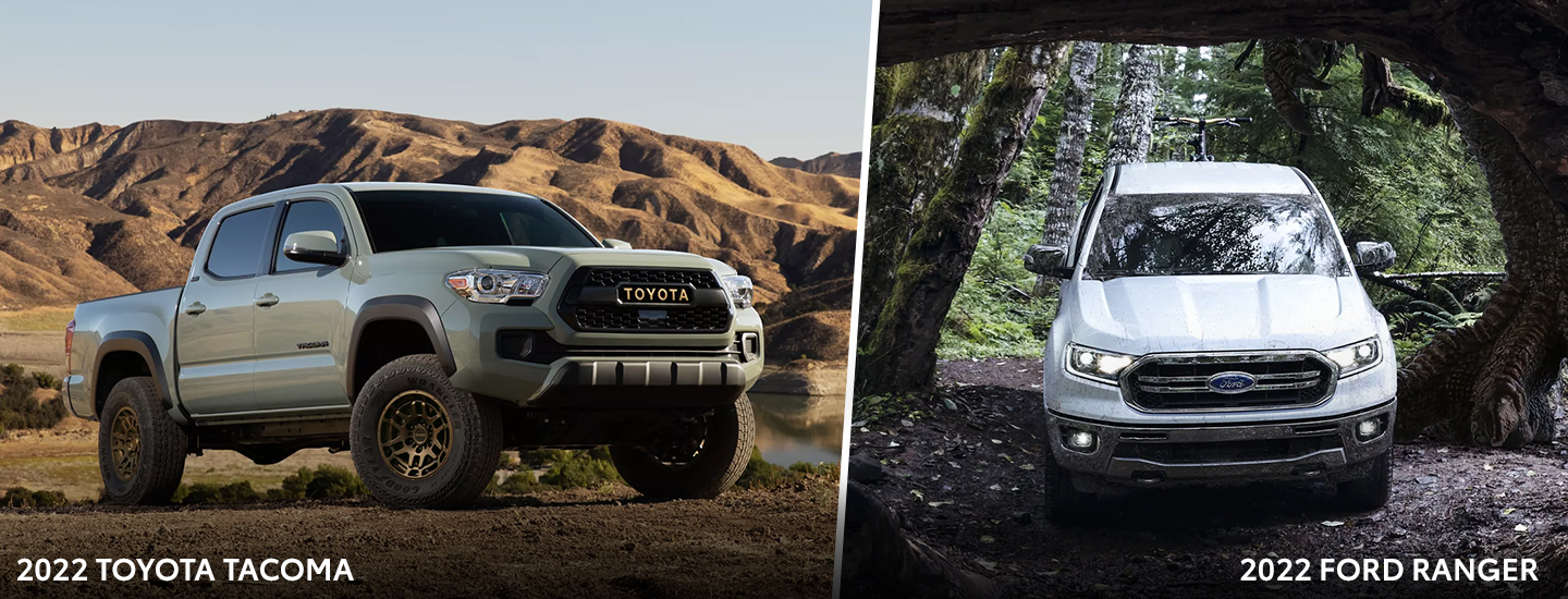 2022 Toyota Tacoma vs. Ford Ranger