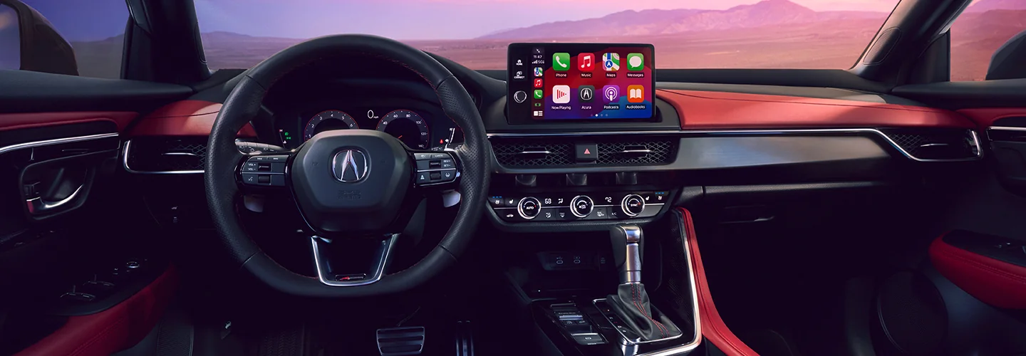 Interior view of the 2025 Acura ADX