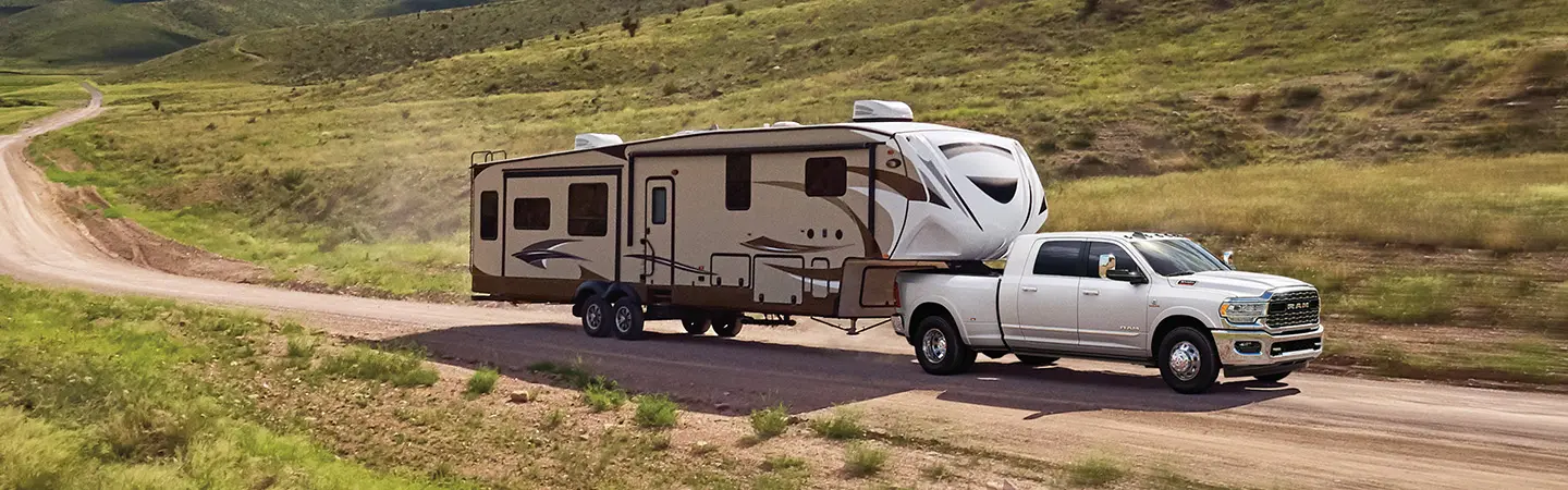 2024 RAM 3500 Specs back side view black