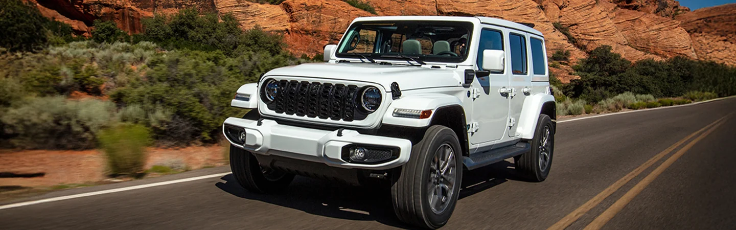 white 2025 Jeep Wrangler Sport