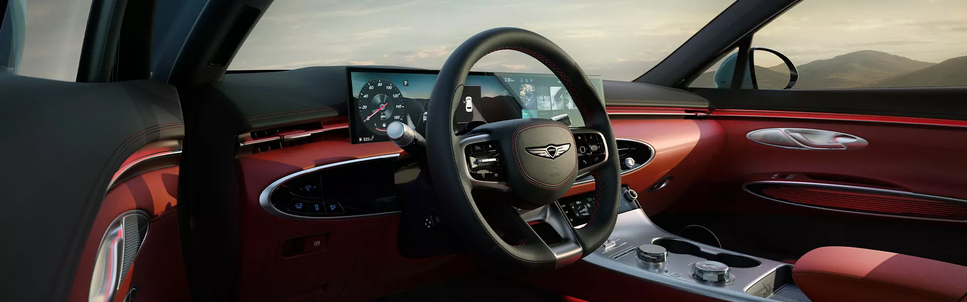 2027 Genesis GV70 interior view
