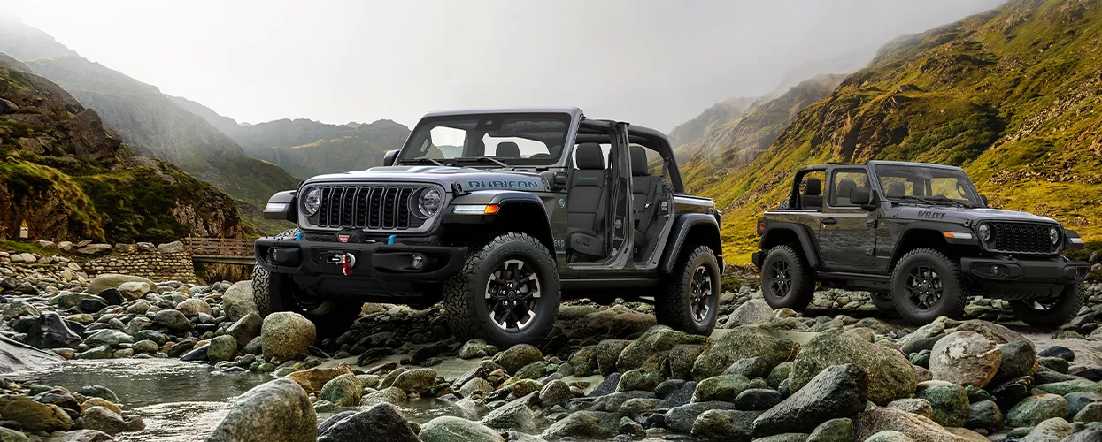 2026 Jeep Wrangler on a trail near Chattanooga, TN