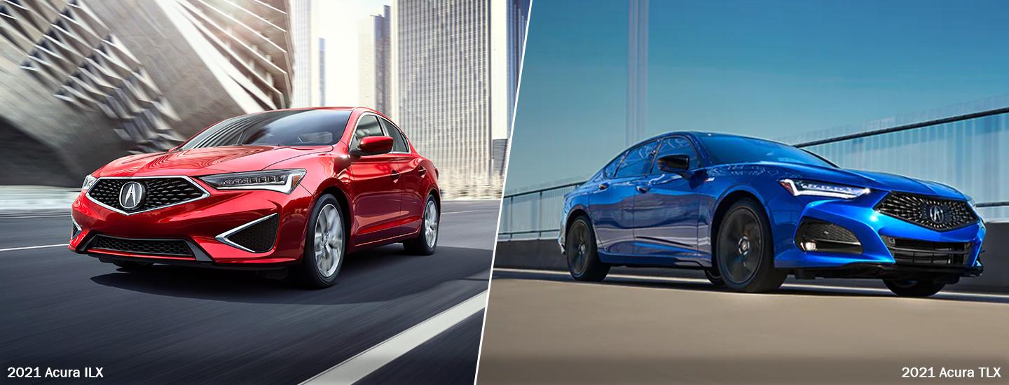 2021 Acura ILX vs 2021 Acura TLX
