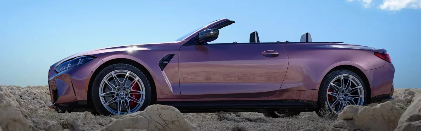 2025 BMW 4 Series purplecolor sideview