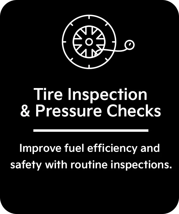 Tire Inspection and Pressure Checks