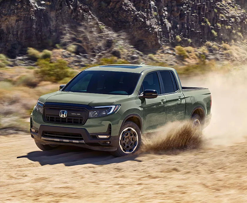 2026 Honda Ridgeline driving off-road