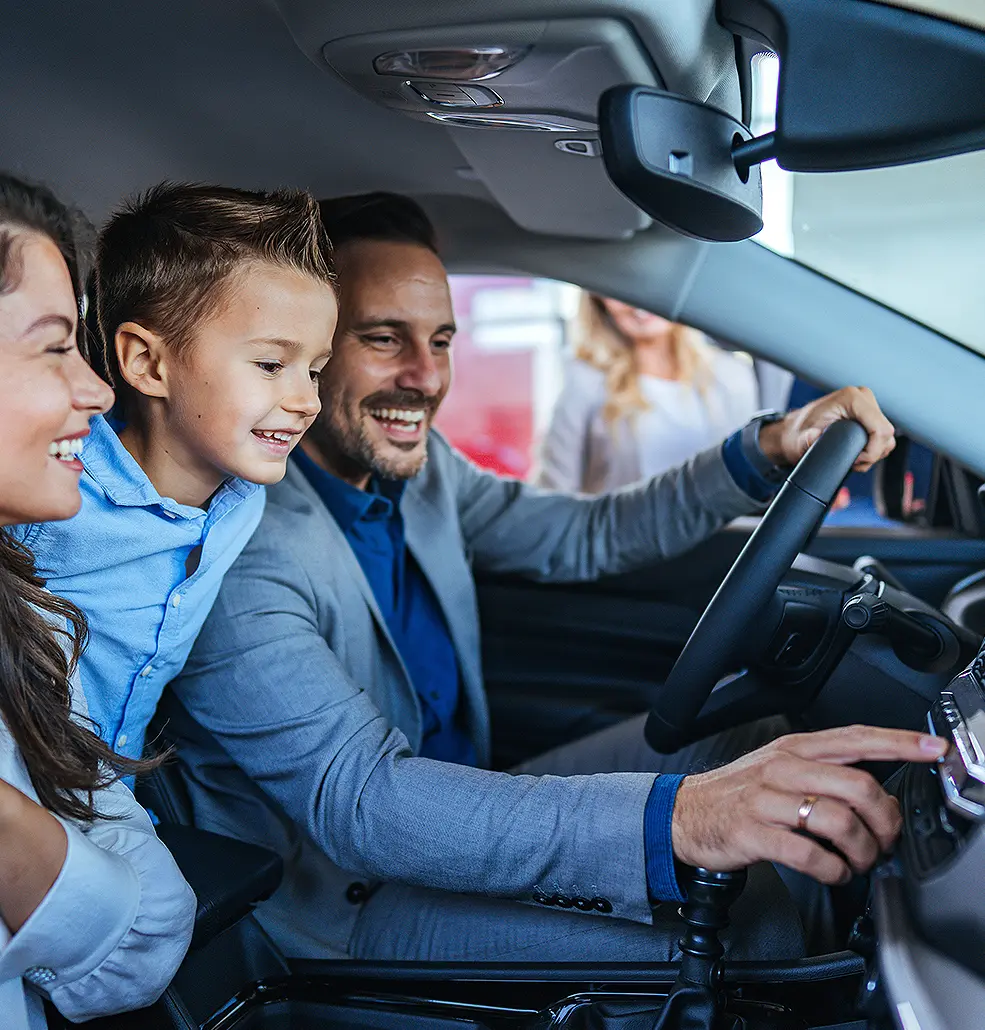 people car shopping