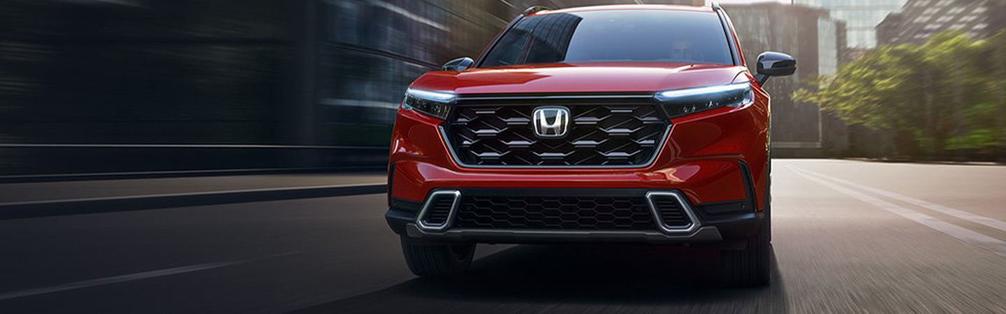 2024 Honda CR-V Hybrid Specs Front View With Red Color
