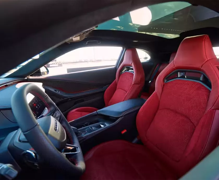 sitting in the new car smell