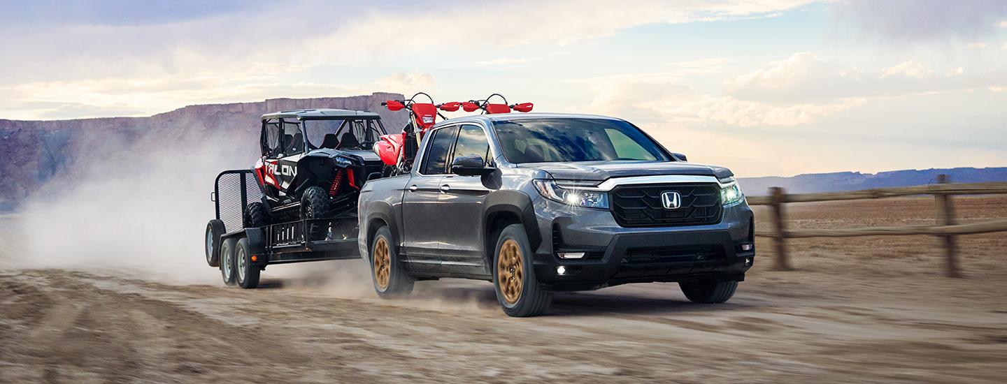 2021 Honda Ridgeline towing cargo