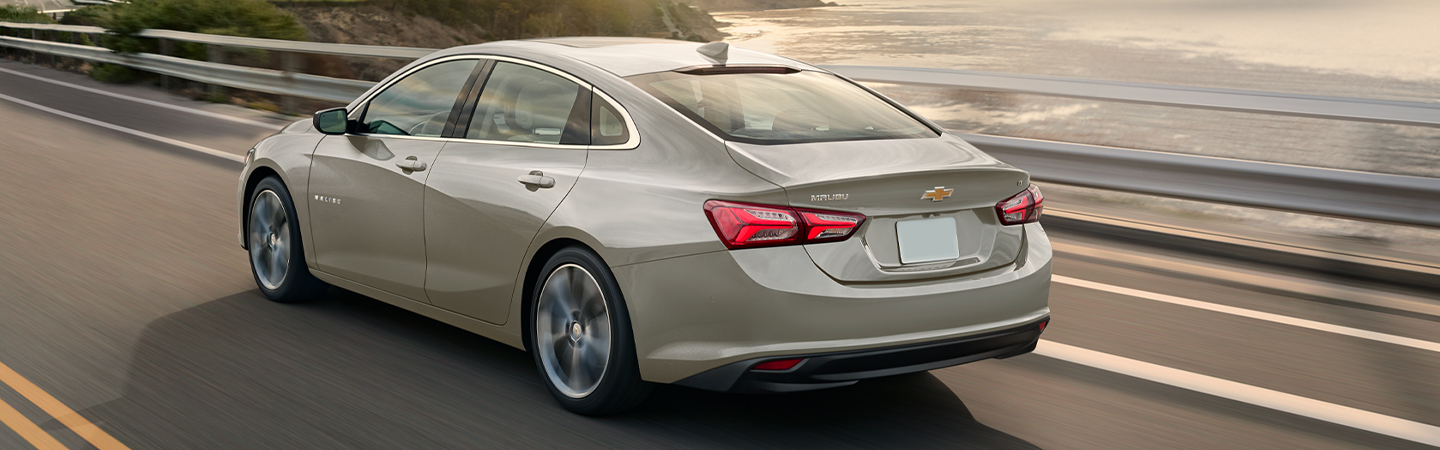2023 Chevrolet Malibu gray back view