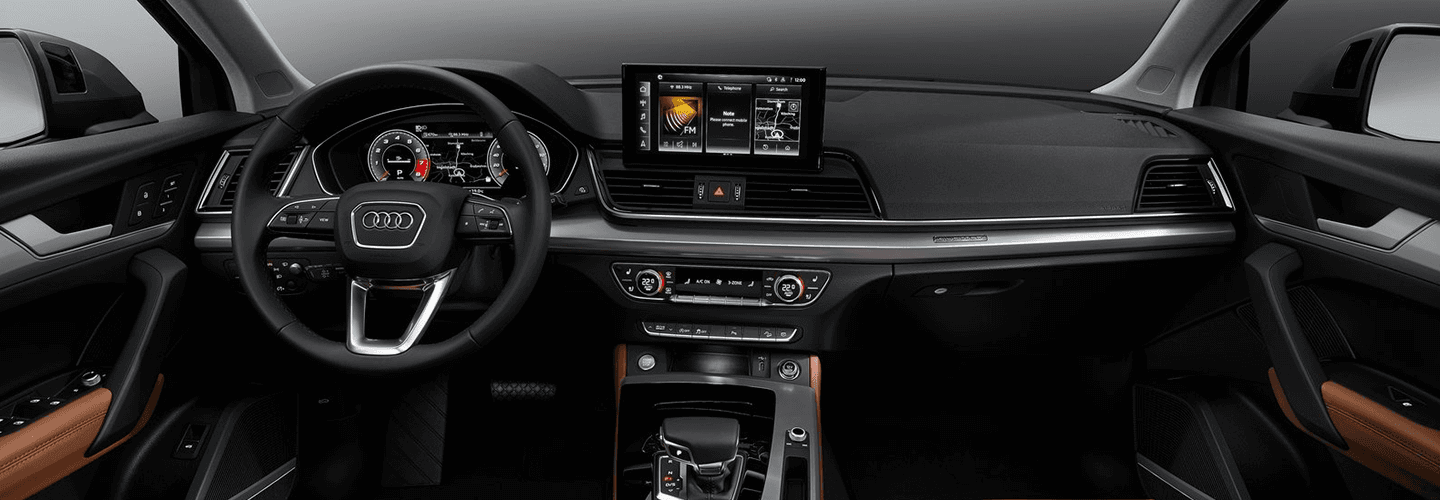 dashboard of Audi