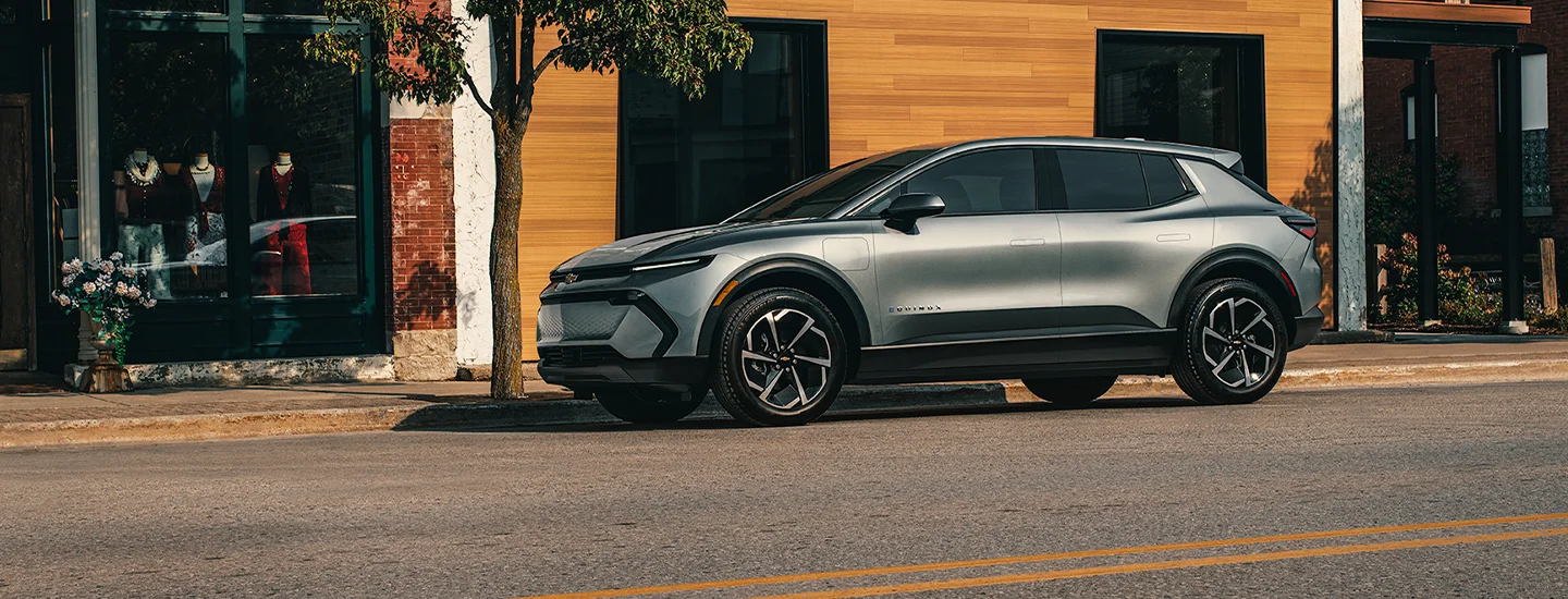 2025 Chevrolet Equinox EV parked on street