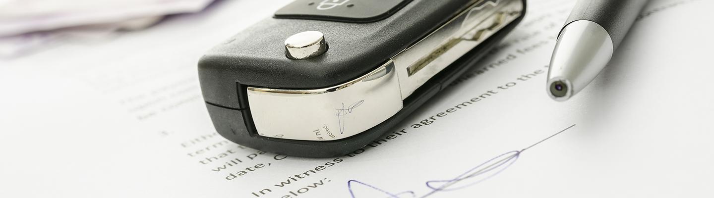 Finance paperwork at Group 1 Toyota Rock Hill