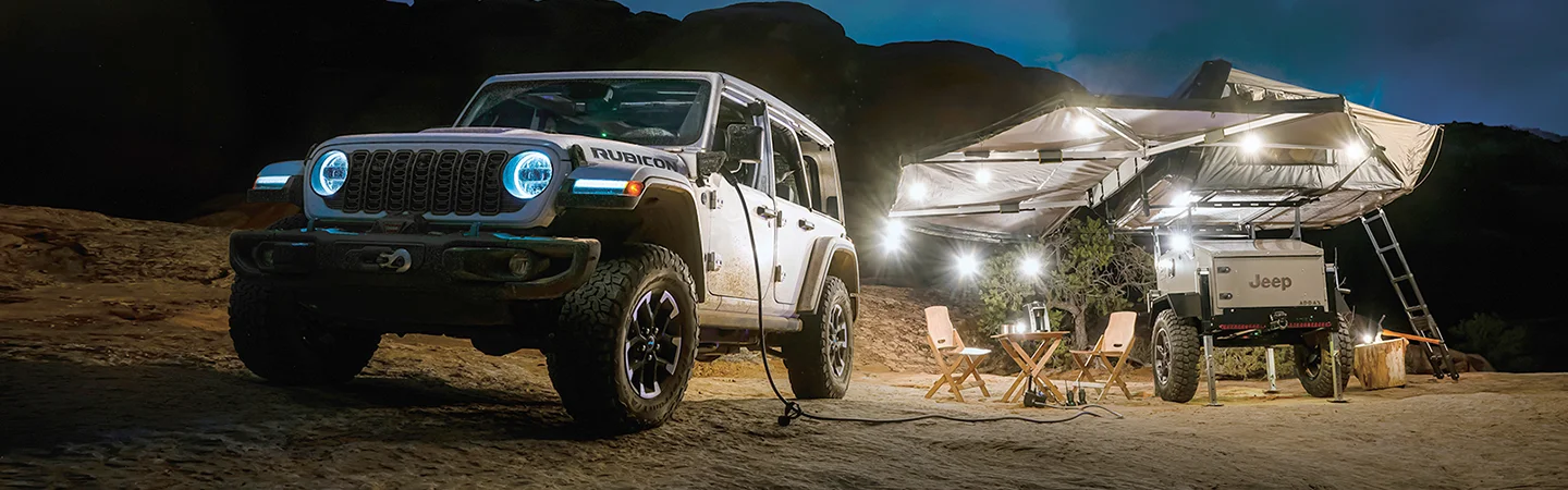 camping out with Jeep