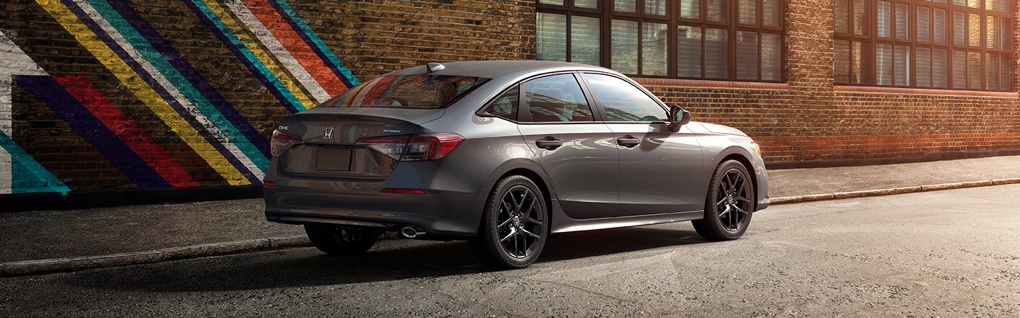 rear profile of Honda Civic