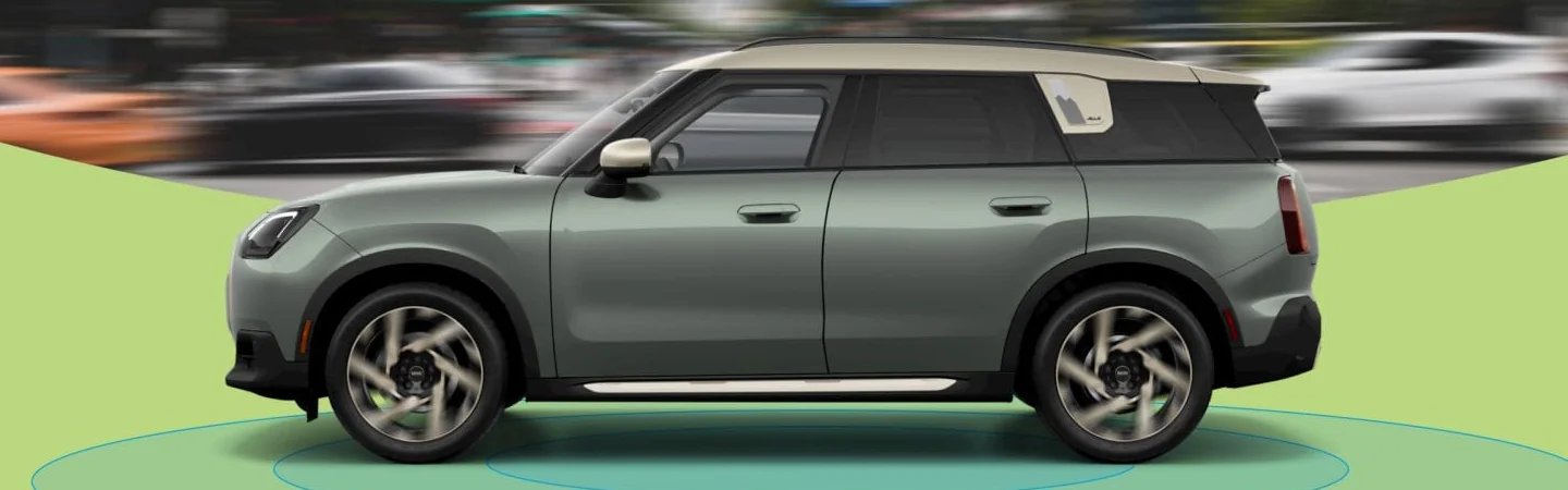 2025 MINI Countryman S ALL4 Specs green color side view