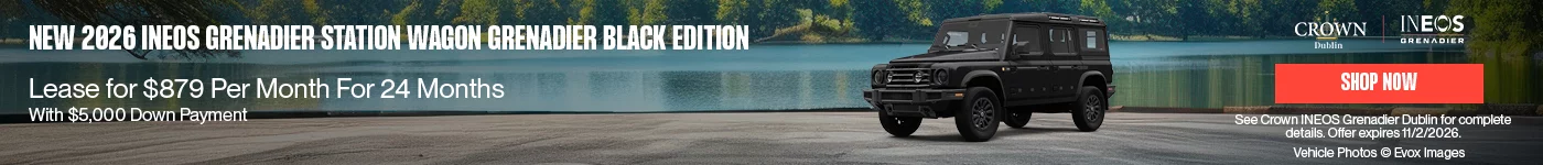 New 2026 INEOS Grenadier Station Wagon Black Edition Lease For $879 Per Month For 24 Months With $5,000 Down Payment