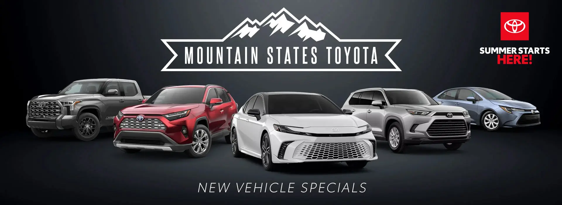 Mountain States Toyota New vehicle specials