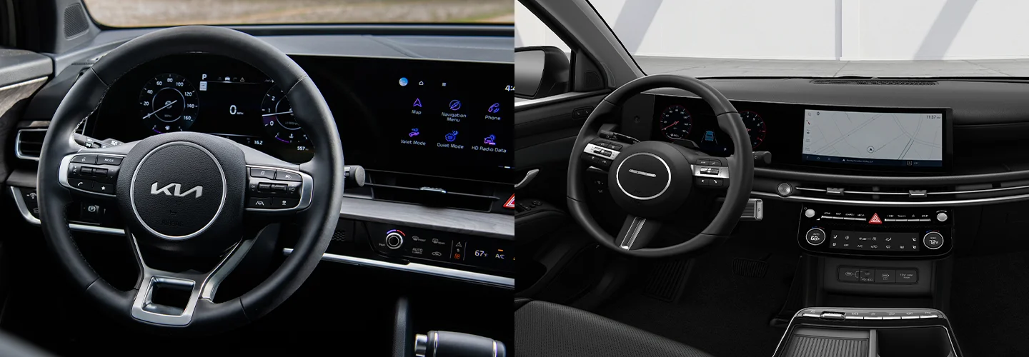 comparing inside dashes