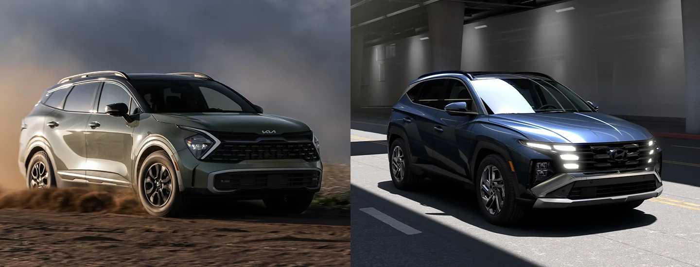 2025 Kia Sportage vs. Hyundai Tucson
