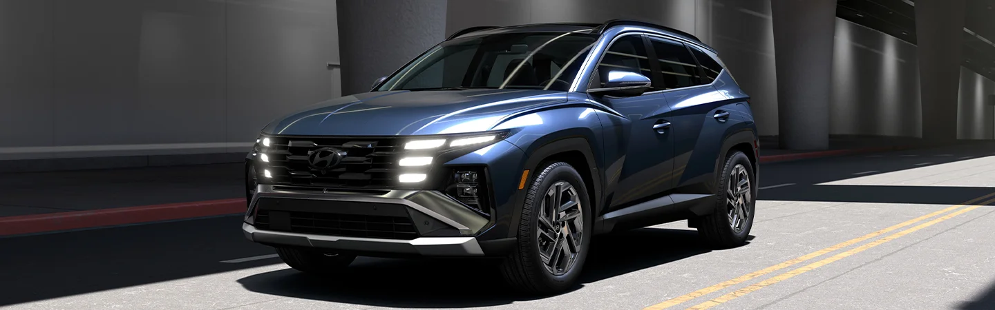 parked Hyundai Tucson