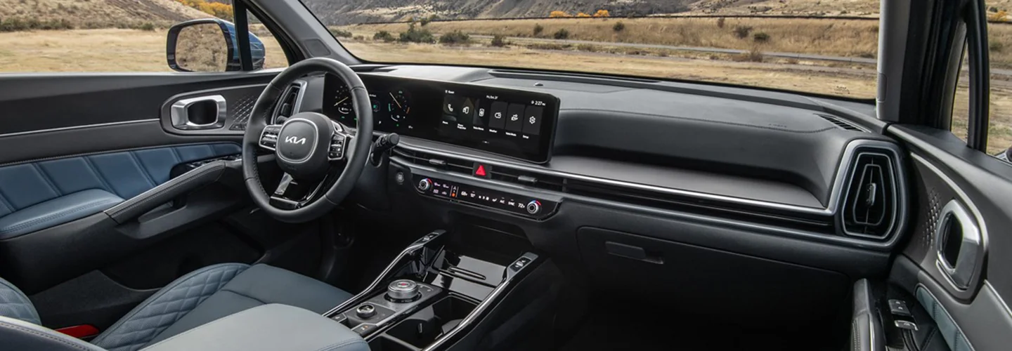 interior view of a 2025 Kia Sorento Hybrid