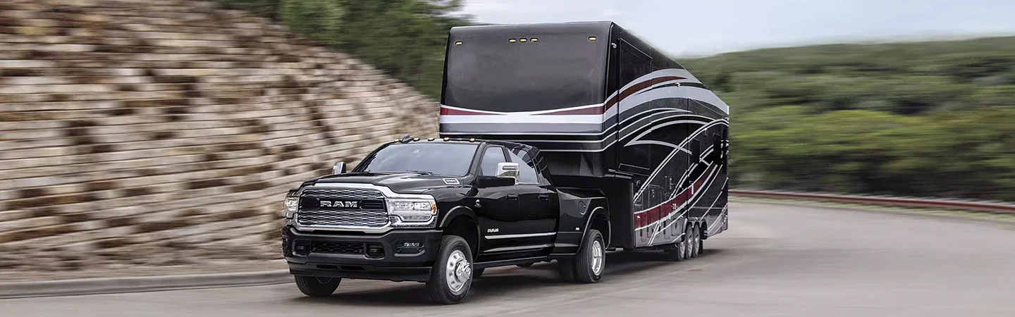 2024 RAM 3500 Specs front side in black 