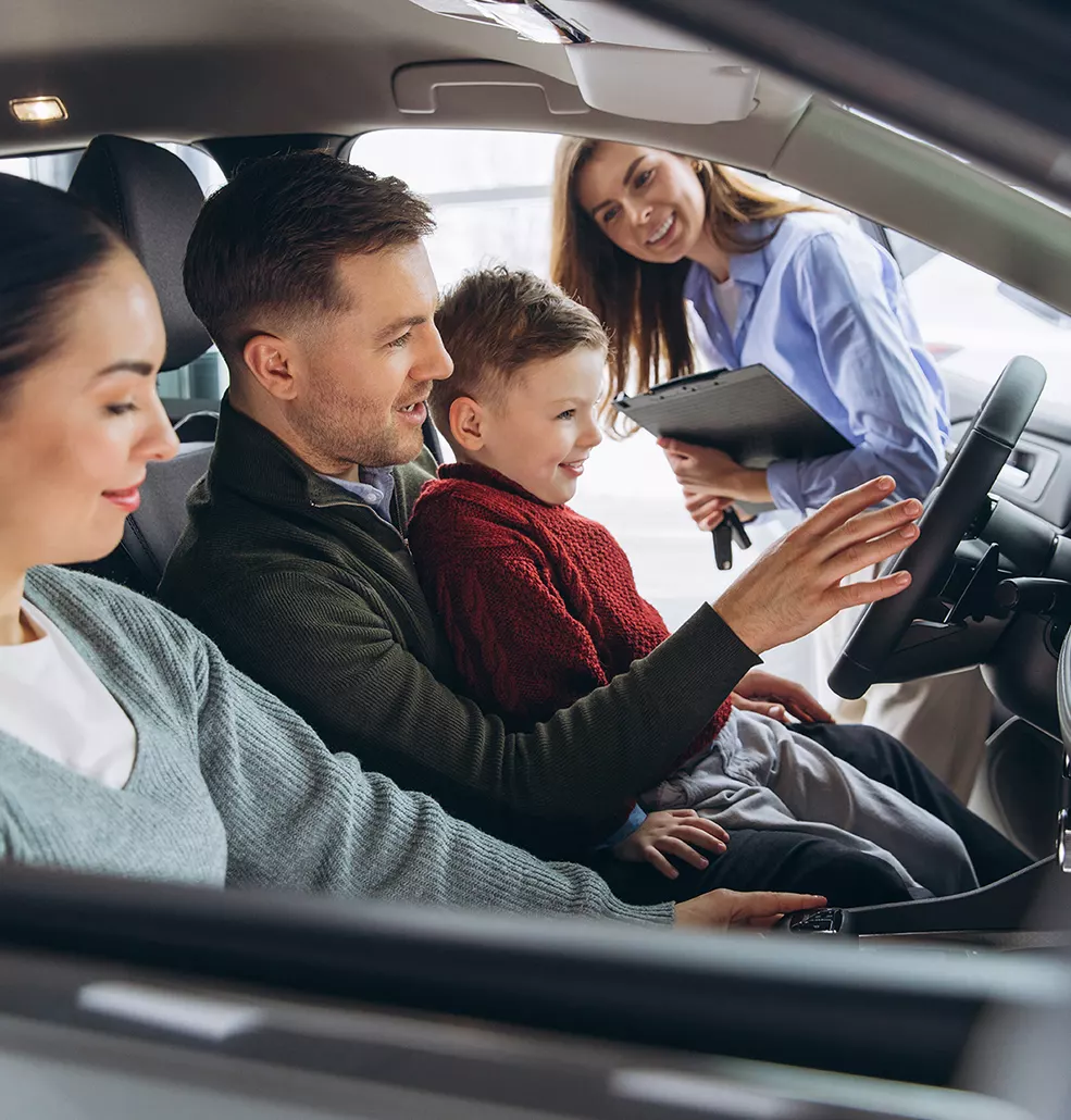 Vehicle interior technology display