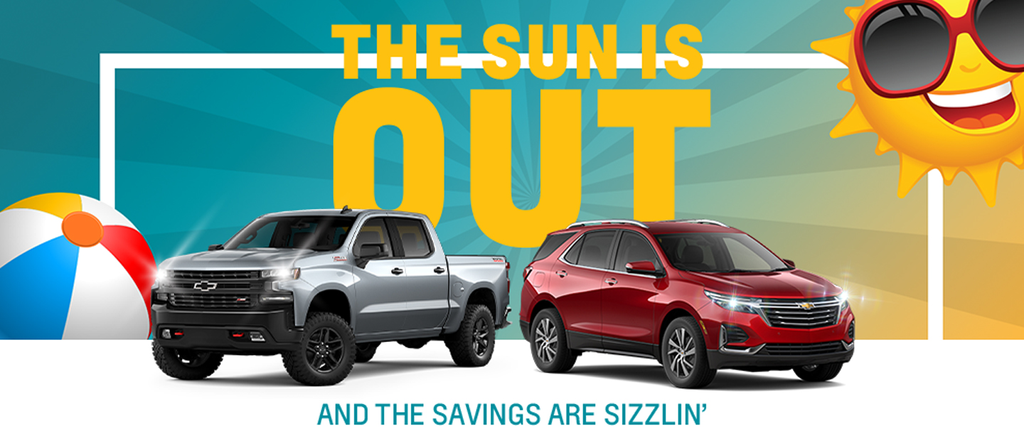 The sun is out