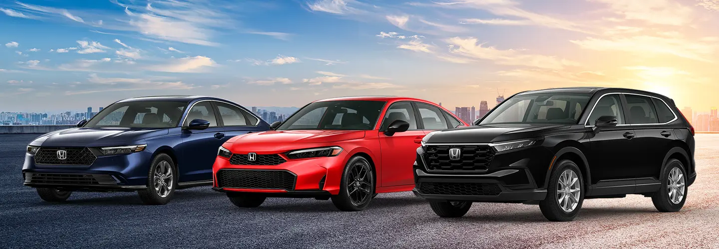 lineup of new Honda Hybrids