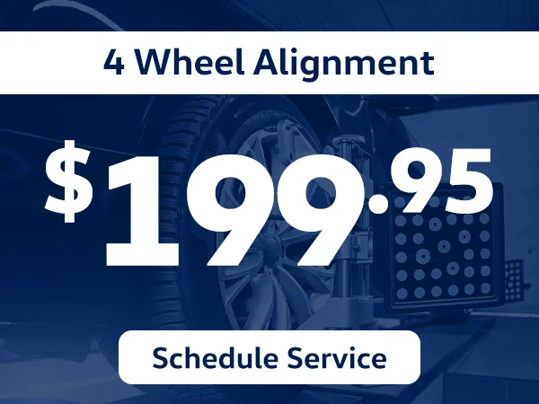 4 Wheel Alignment service special