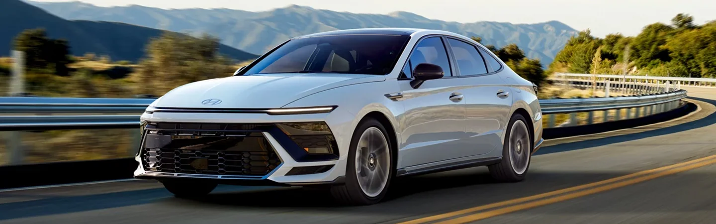2024 Hyundai Sonata Specs white color front view
