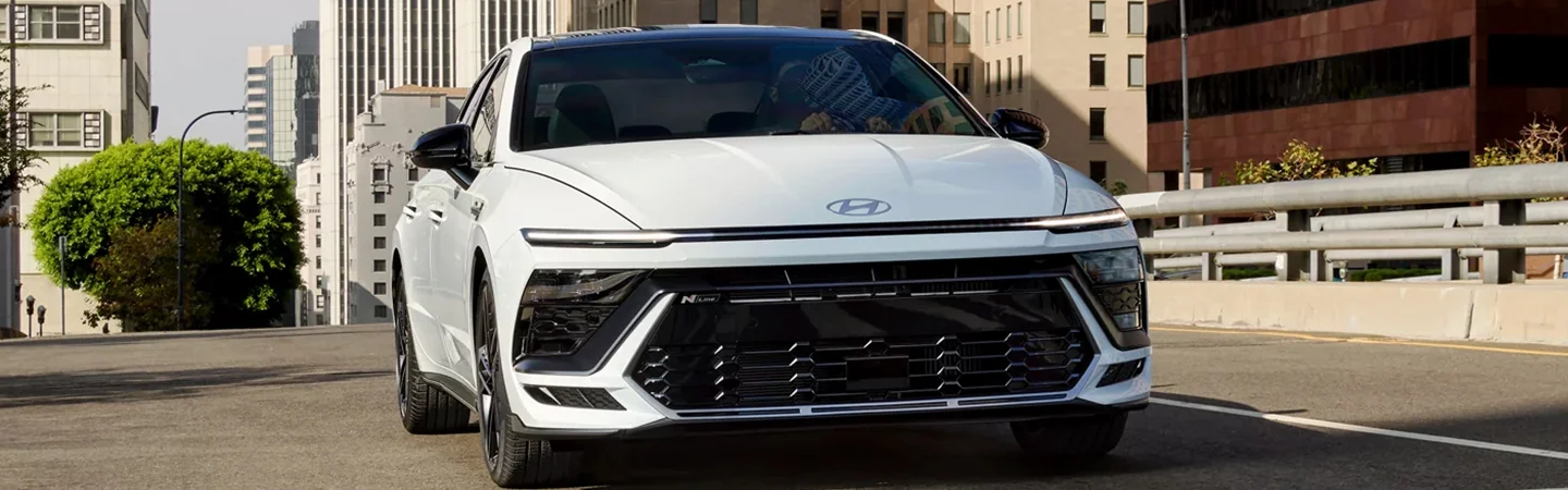 2024 Hyundai Sonata Specs white color front view
