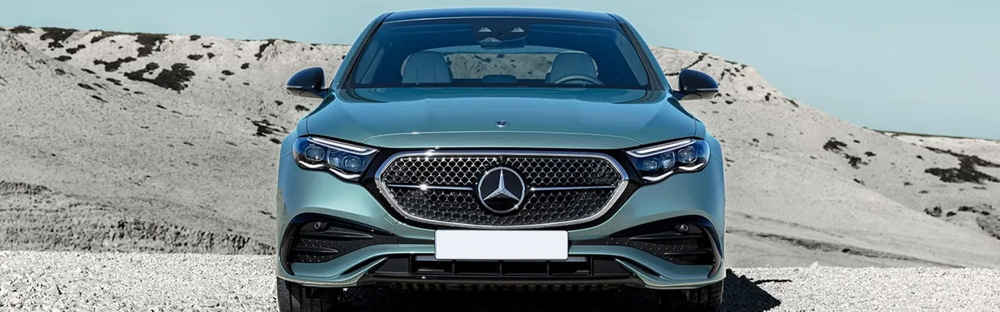 2024 Mercedes-Benz E-Class blue frontview