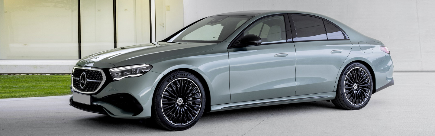 2024 Mercedes-Benz E-Class silver sideview