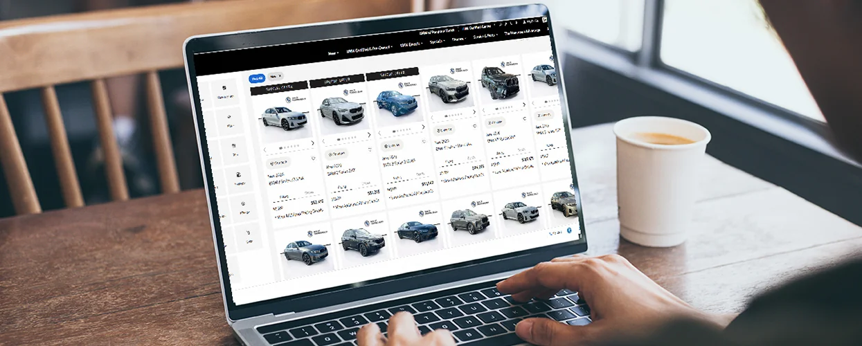 a view of hands of a person Online at BMW of Pompano Beach Website