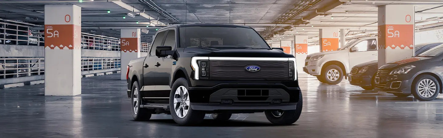 2024 Ford F 150 Lightning red color front view 