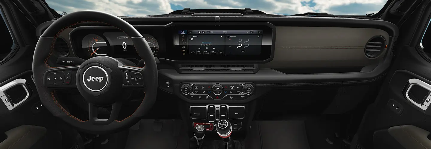 2024 Jeep Gladiator vs Ford Ranger  interiorimage