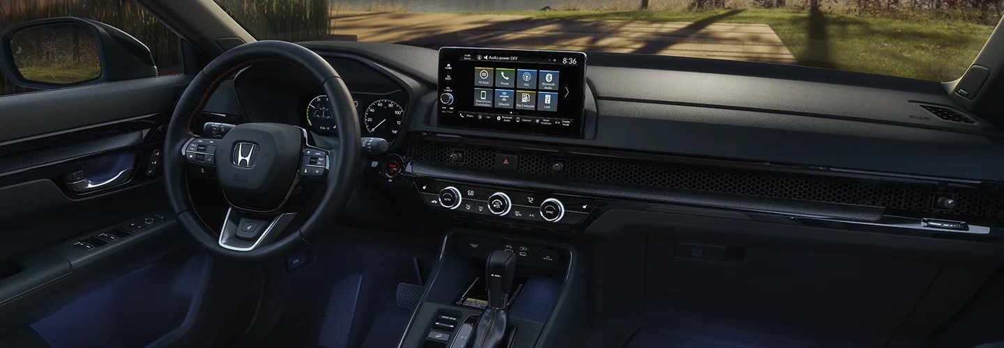 inside dash 2025 Honda CR-V Hybrid Sport