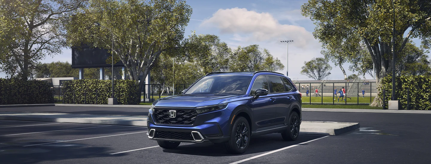 blue 2025 Honda CR-V Hybrid Sport