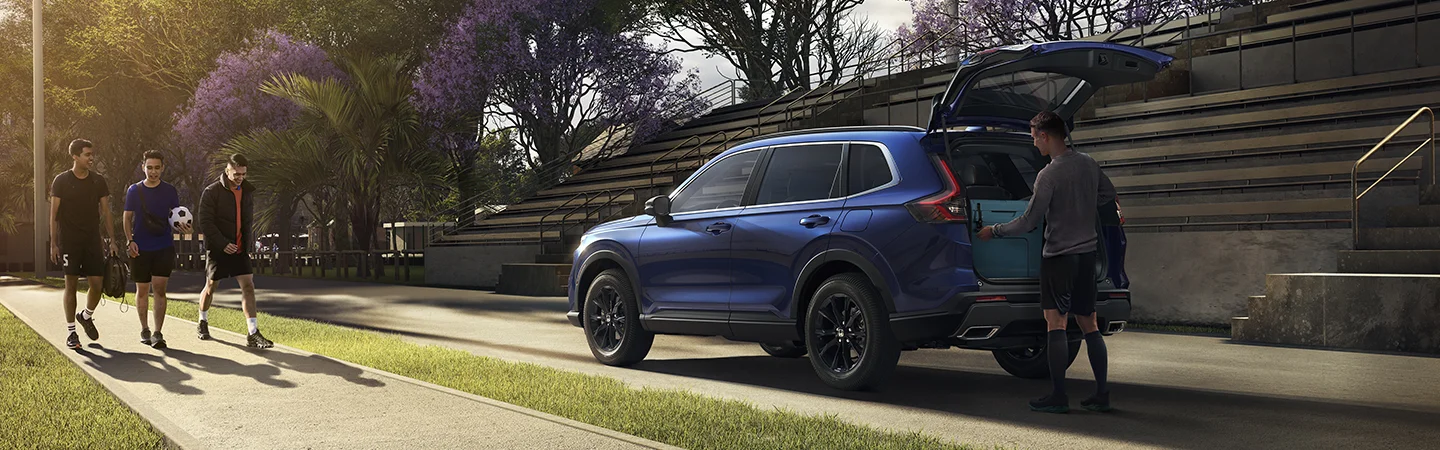 2025 Honda CR-V Hybrid Sport trunk open