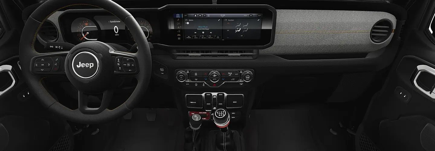 2024 Jeep Gladiator vs Toyota Tacoma interiorimage