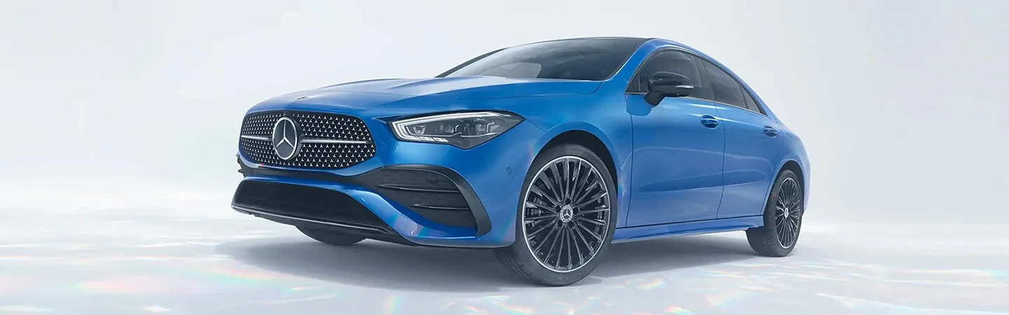 2024 Mercedes-Benz CLA Specs blue color front view