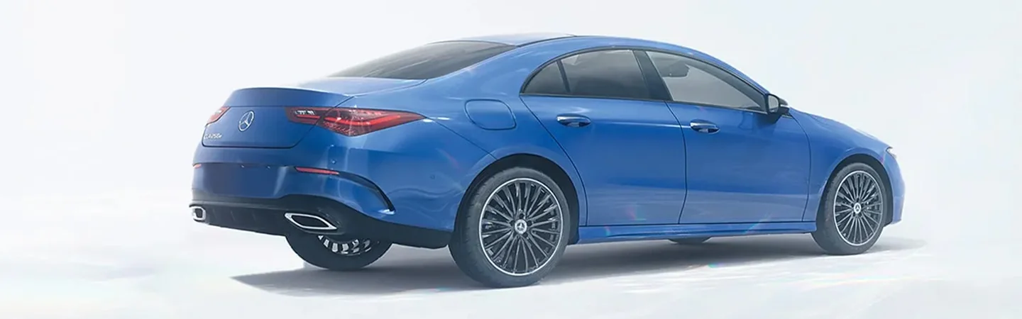 2024 Mercedes-Benz CLA Specs blue color side view