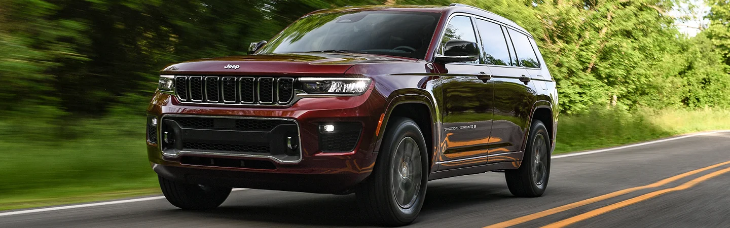 2024 Jeep Grand Cherokee L Specs redcolro frontview