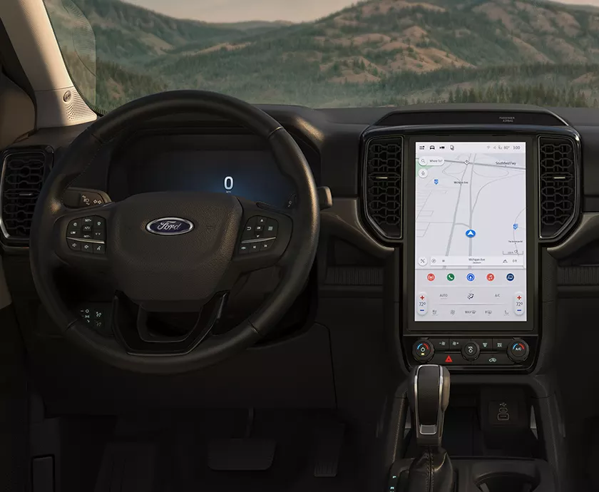 2026 Ford Ranger interior view