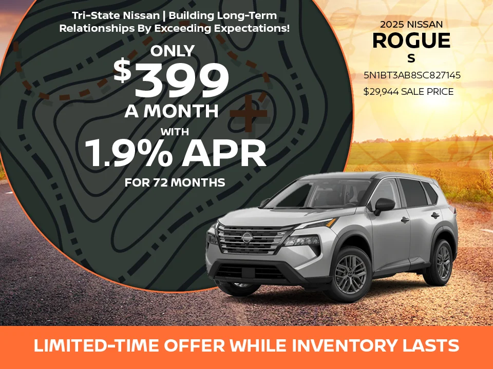 special Nissan Rogue S offer4